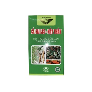 Viên uống hỗ trợ giải độc gan Cà Gai Leo - Mật Nhân Kingphar (60 viên/hộp)